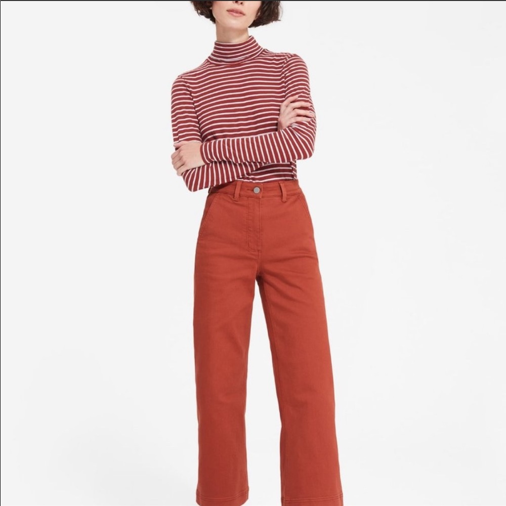 Everlane Wide Leg Crop Jeans